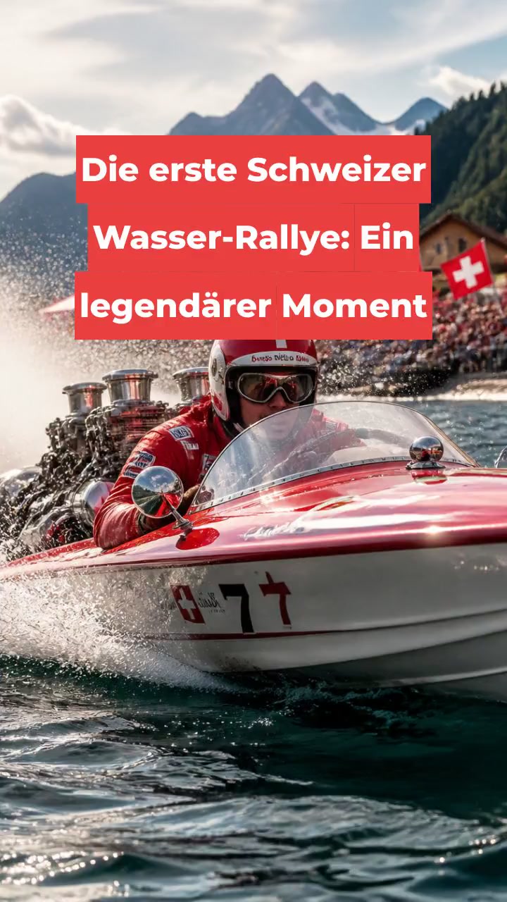 Die erste Schweizer Wasser-Rallye: Ein legendärer Moment