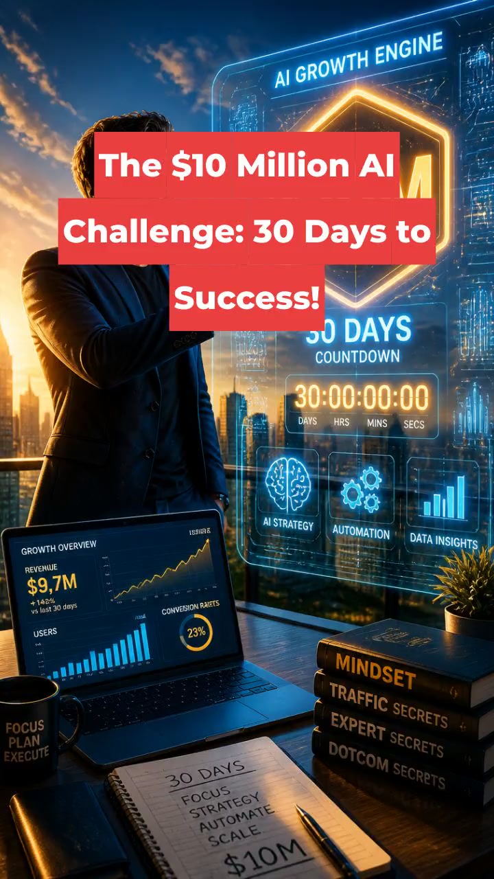 The $10 Million AI Challenge: 30 Days to Success!