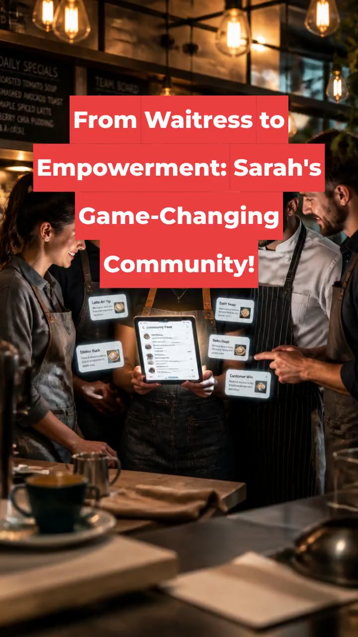 From Waitress to Empowerment: Sarah's Game-Changing Community!