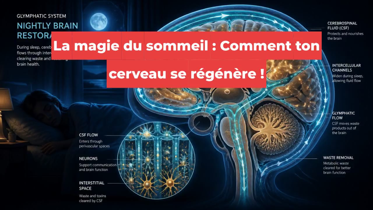 La magie du sommeil : Comment ton cerveau se régénère !
