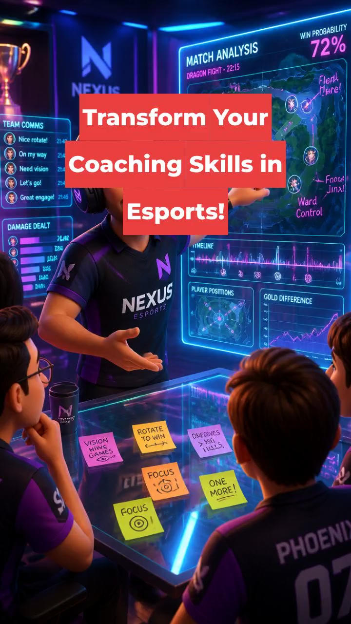 Transform Your Coaching Skills in Esports!