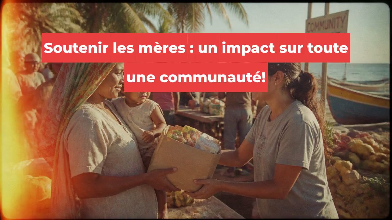 Soutenir les mères : un impact sur toute une communauté!