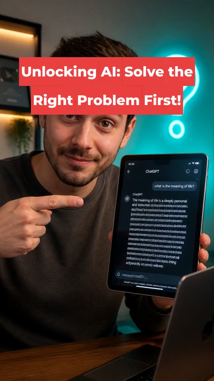 Unlocking AI: Solve the Right Problem First!