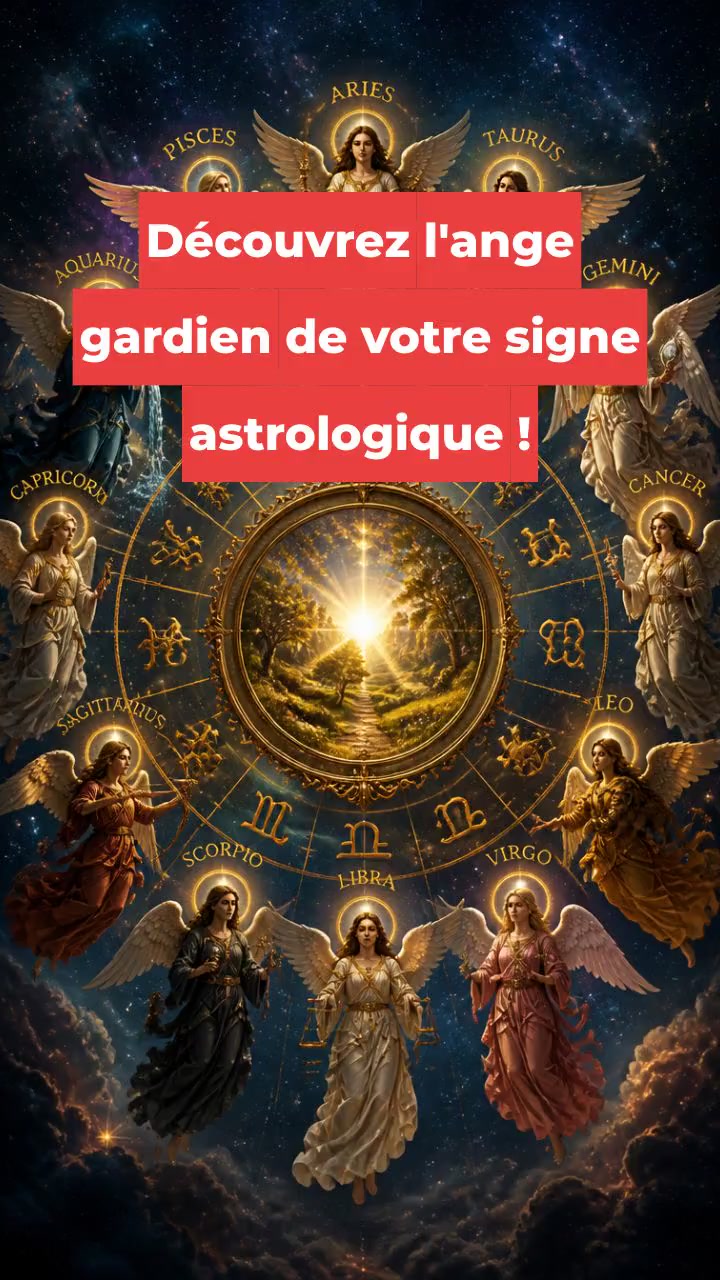 Découvrez l'ange gardien de votre signe astrologique !