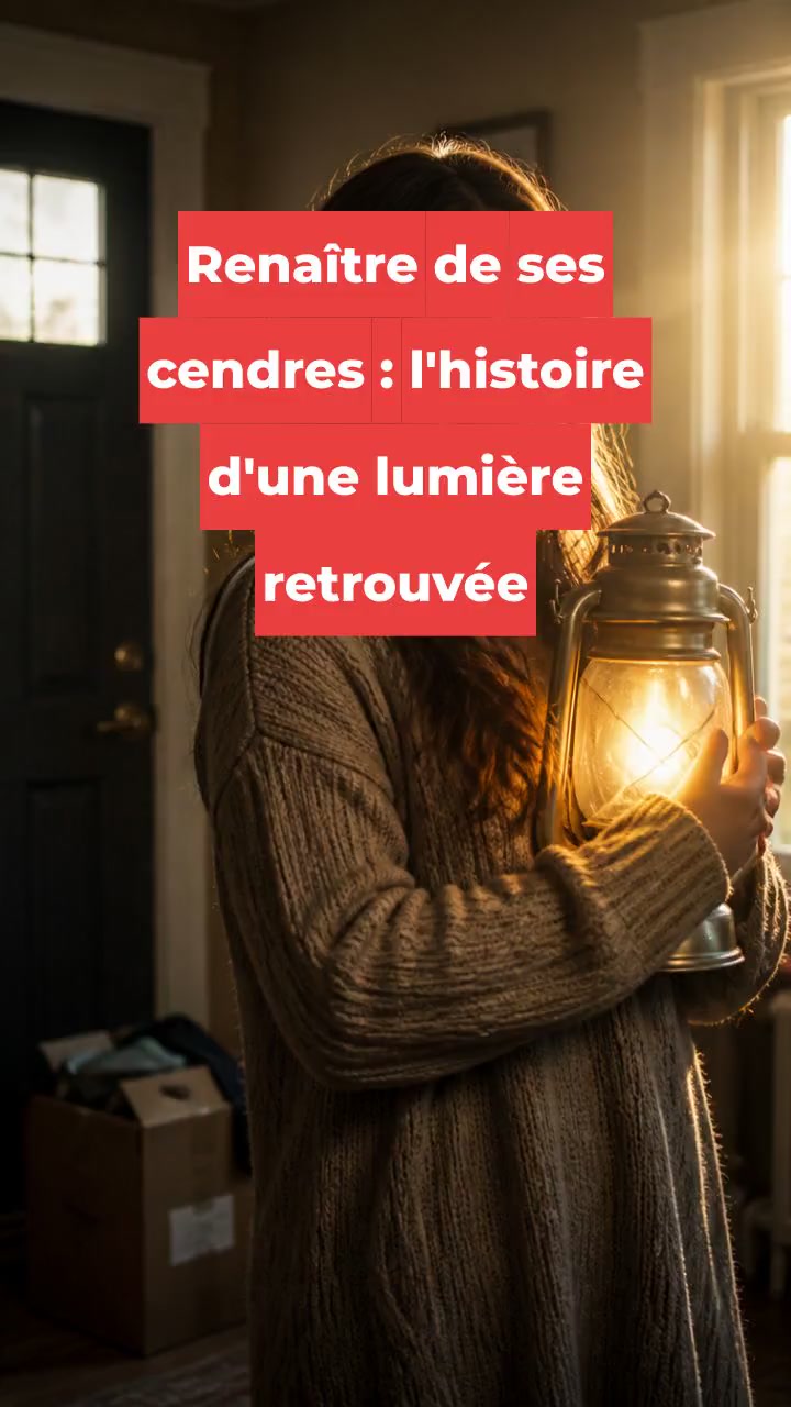 Renaître de ses cendres : l'histoire d'une lumière retrouvée