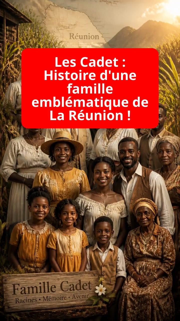 Les Cadet : Histoire d'une famille emblématique de La Réunion !