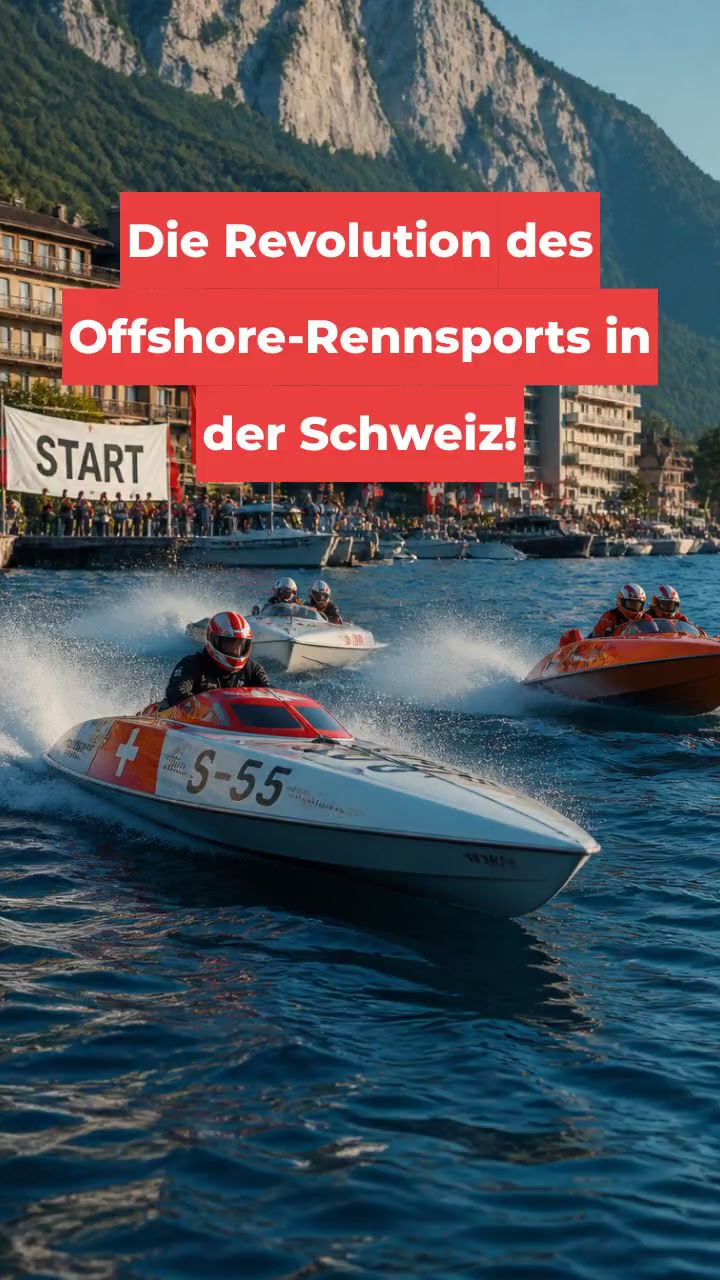 Die Revolution des Offshore-Rennsports in der Schweiz!
