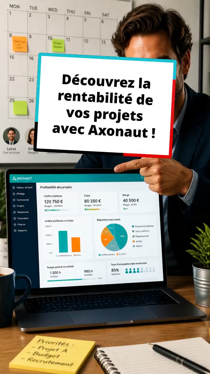 Découvrez la rentabilité de vos projets avec Axonaut !