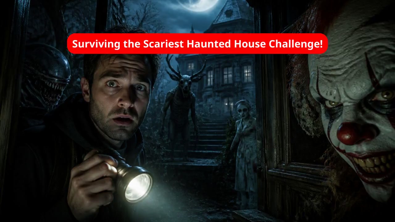 Surviving the Scariest Haunted House Challenge!