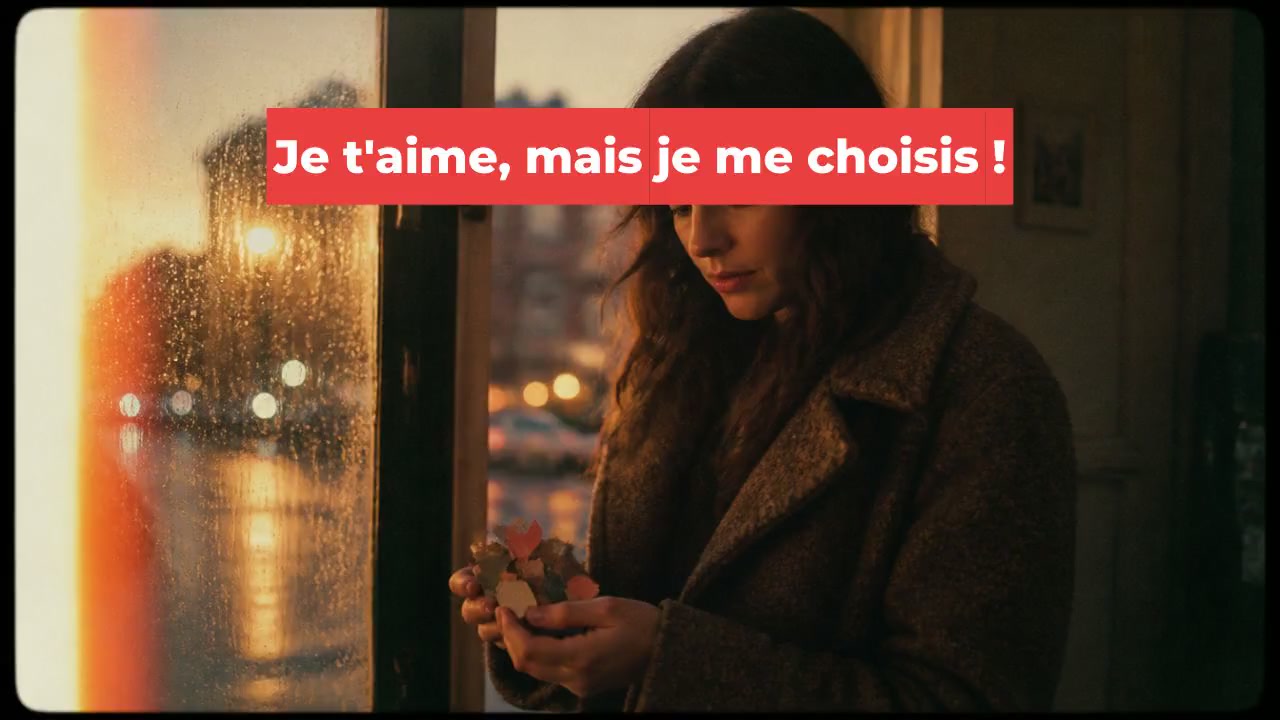 Je t'aime, mais je me choisis !