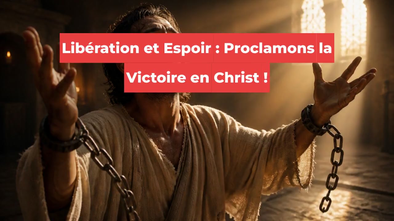 Libération et Espoir : Proclamons la Victoire en Christ !