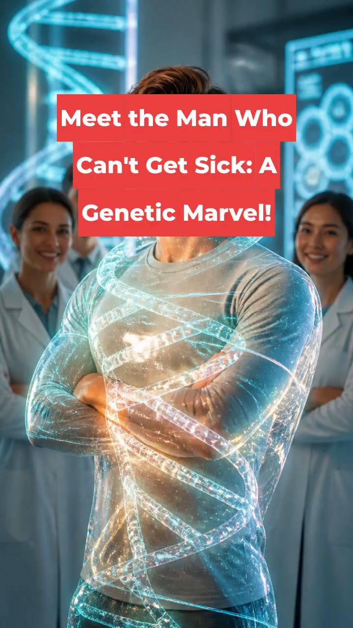 Meet the Man Who Can't Get Sick: A Genetic Marvel!