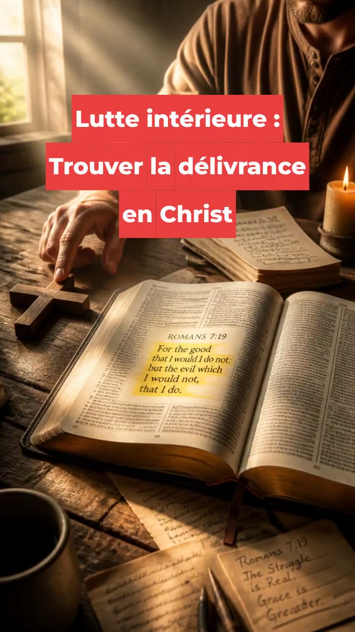 Lutte intérieure : Trouver la délivrance en Christ
