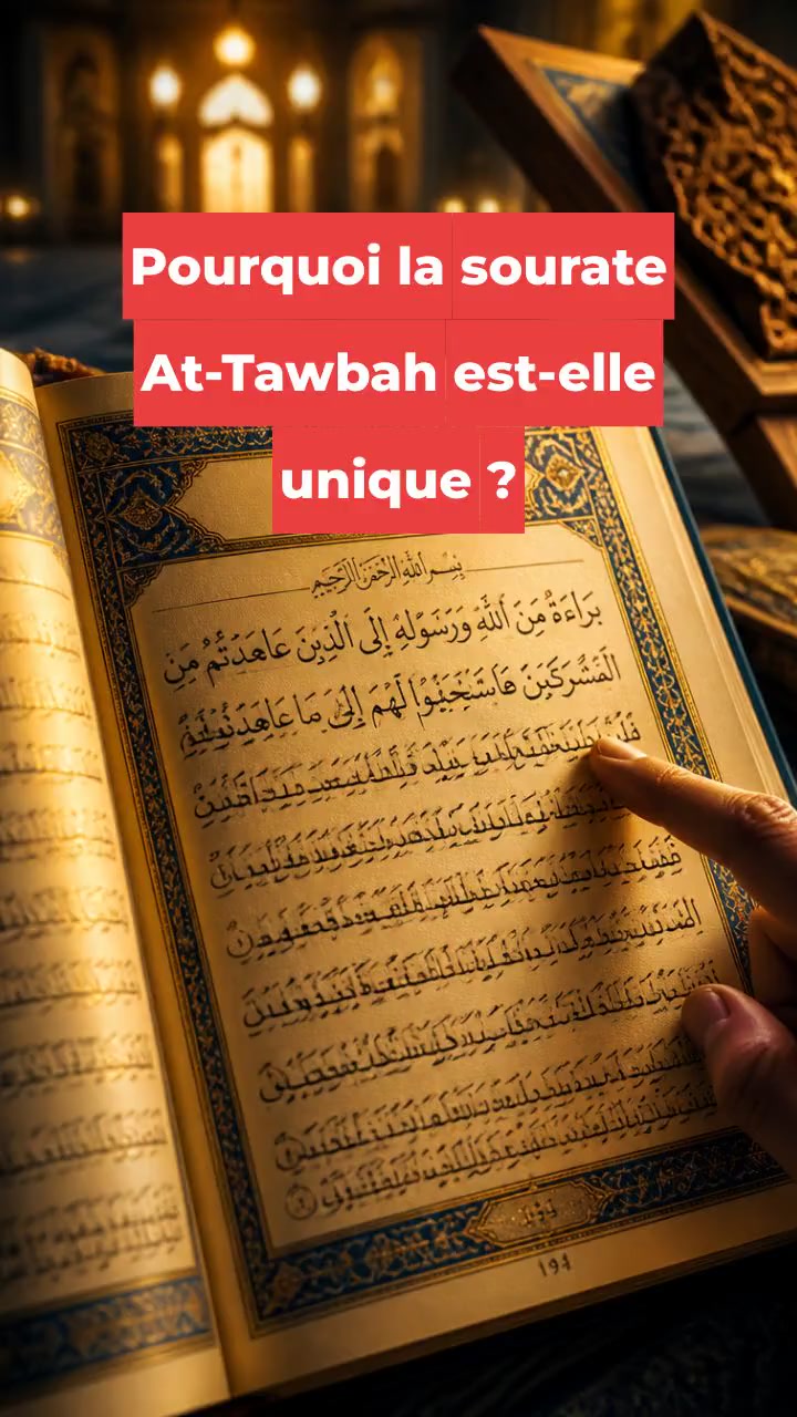 Savais-tu que le Coran contient une sourate qui ne commence pas par « Bismillah » ?