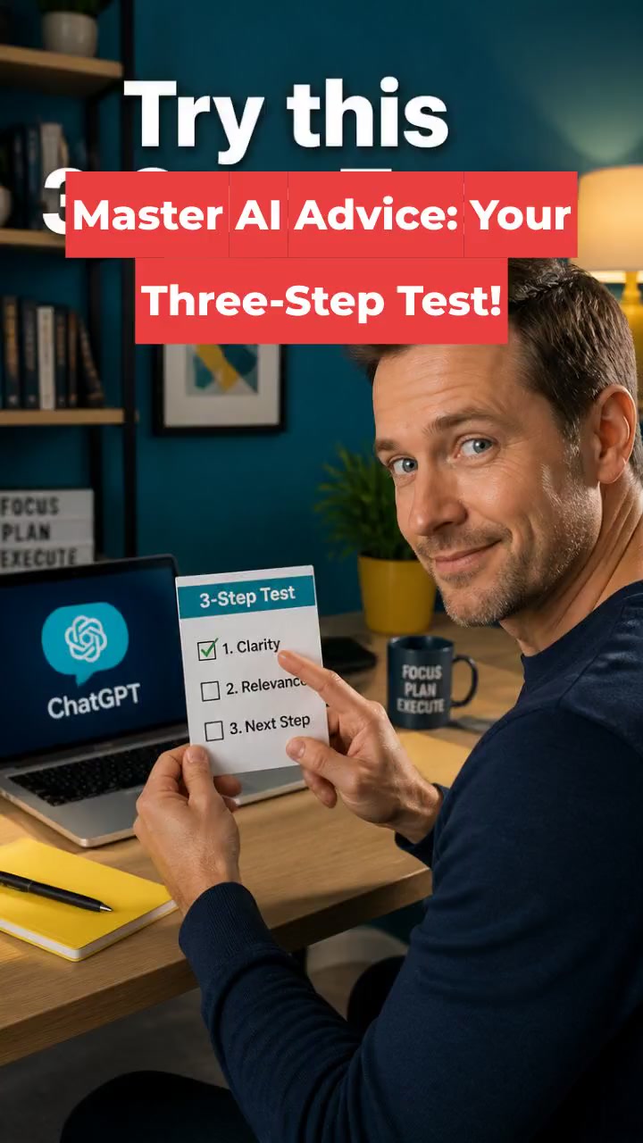Master AI Advice: Your Three-Step Test!