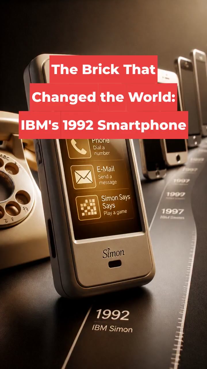 The Brick That Changed the World: IBM's 1992 Smartphone