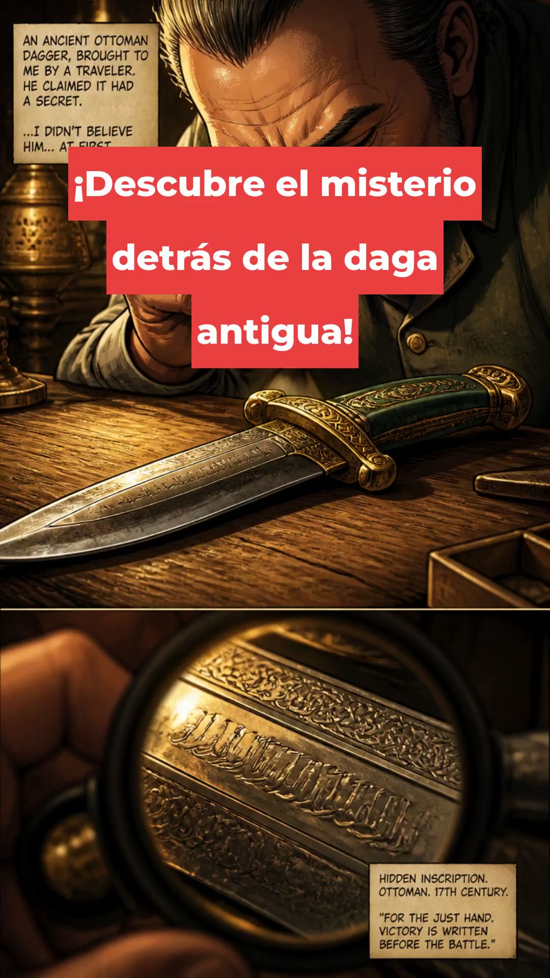 ¡Descubre el misterio detrás de la daga antigua!