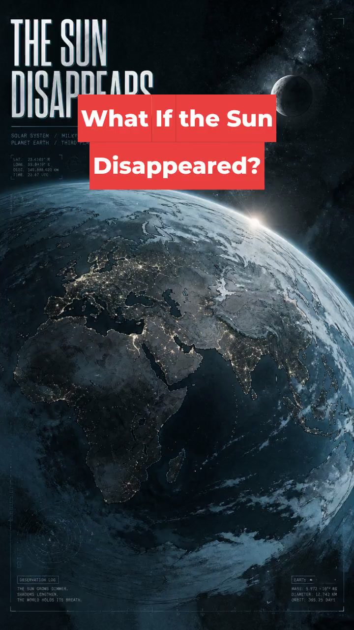 What If the Sun Disappeared?