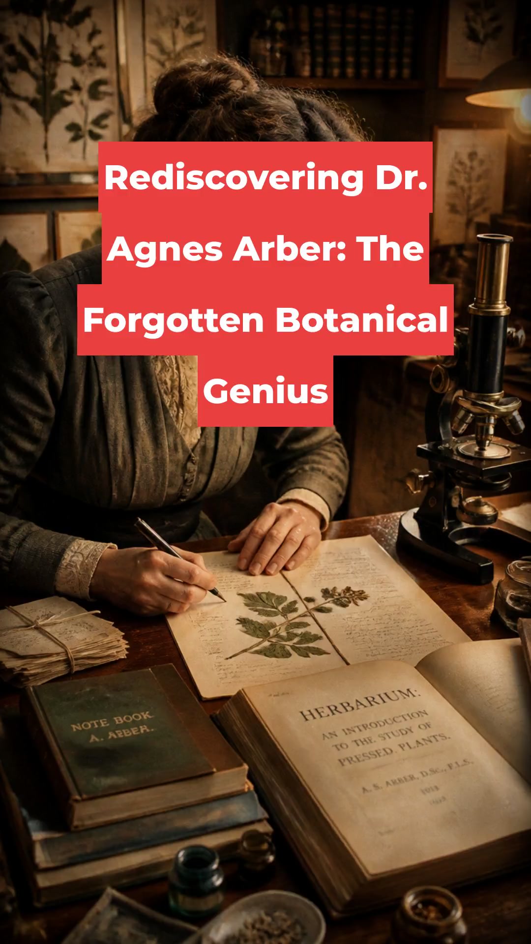Rediscovering Dr. Agnes Arber: The Forgotten Botanical Genius