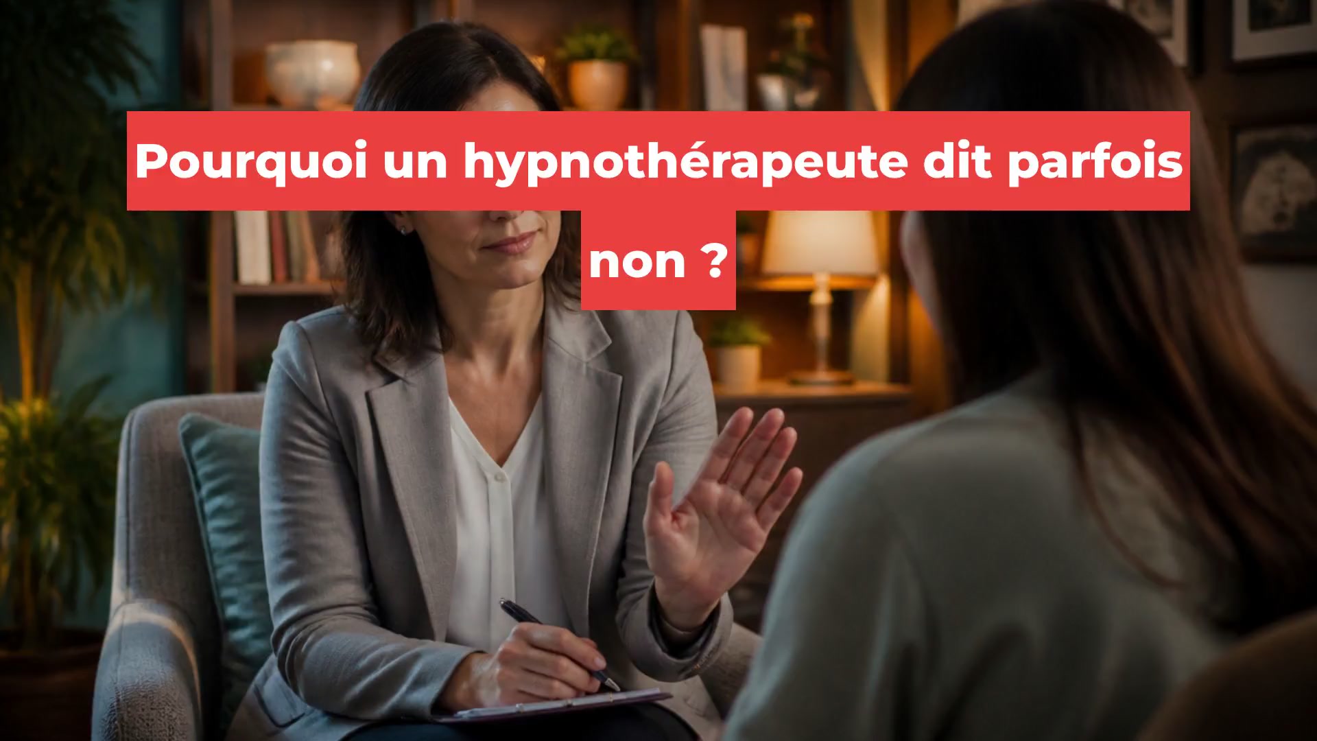 Pourquoi un hypnothérapeute dit parfois non ?