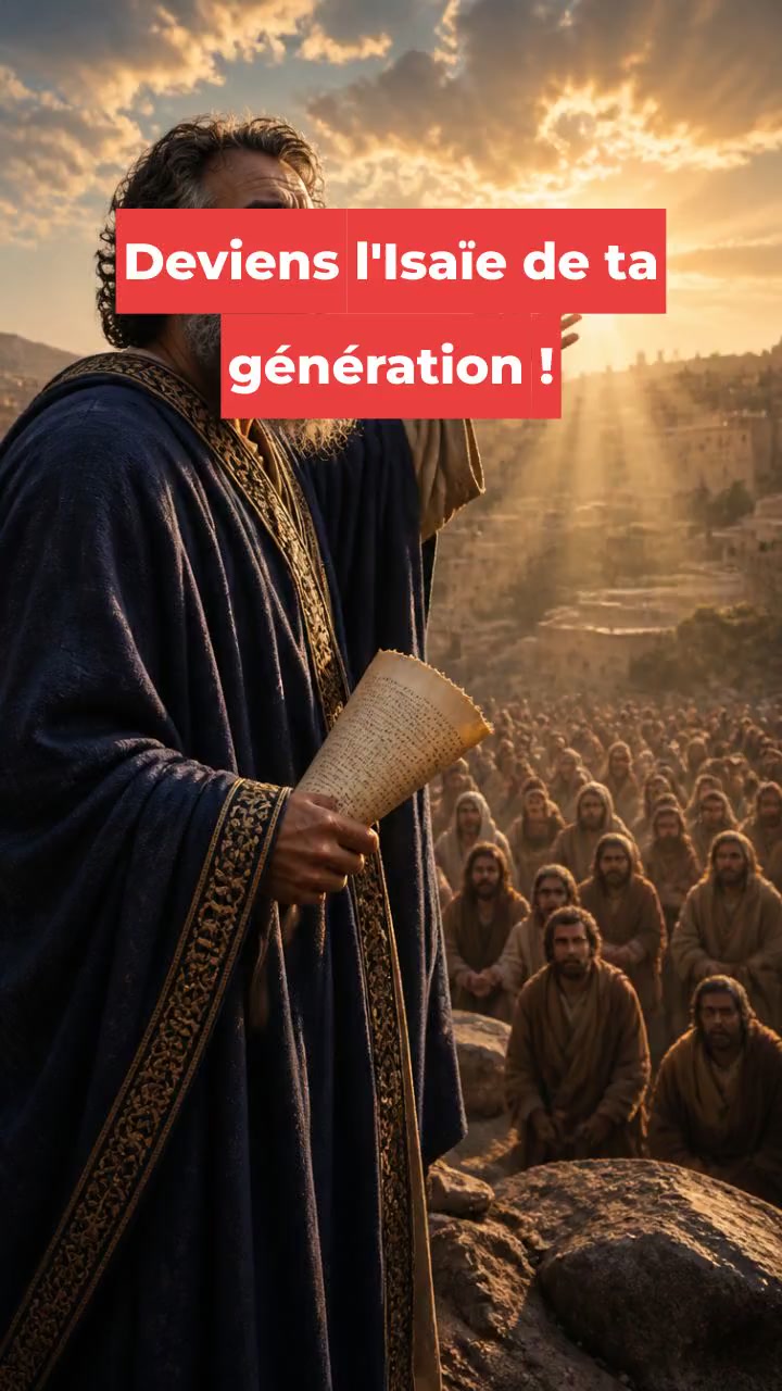 Deviens l'Isaïe de ta génération !