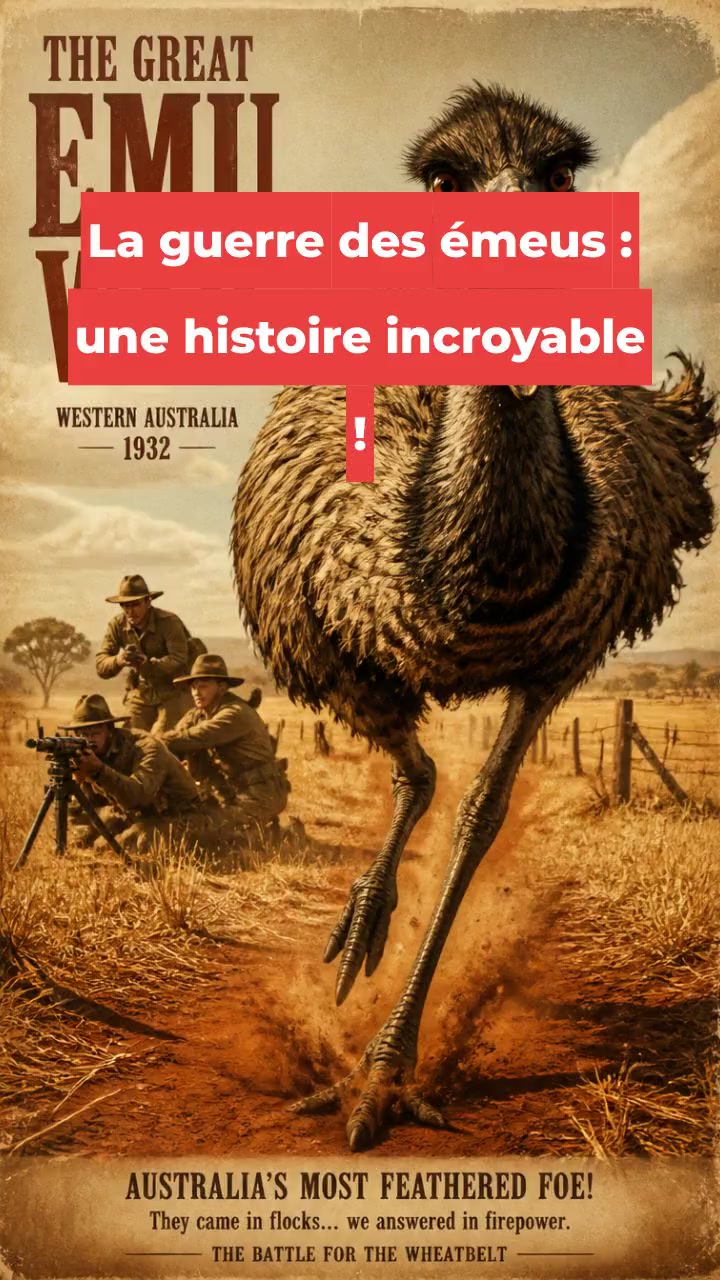 La guerre des émeus : une histoire incroyable !