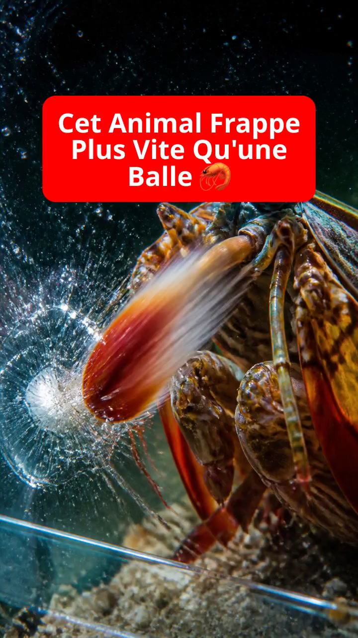Cet Animal Frappe Plus Vite Qu\'une Balle 🦐