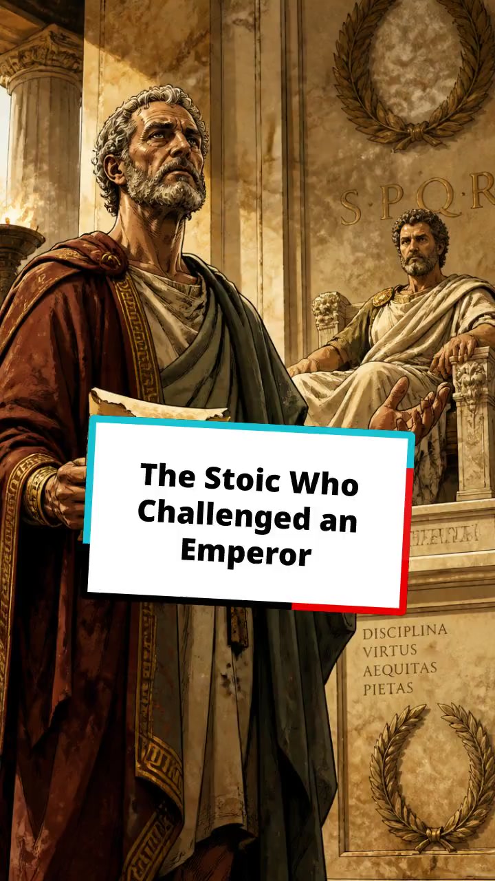 The Stoic Who Challenged an Emperor