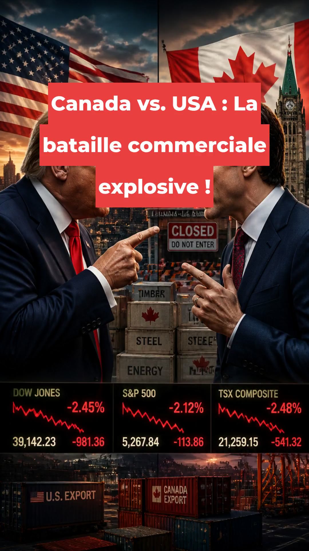 Canada vs. USA : La bataille commerciale explosive !