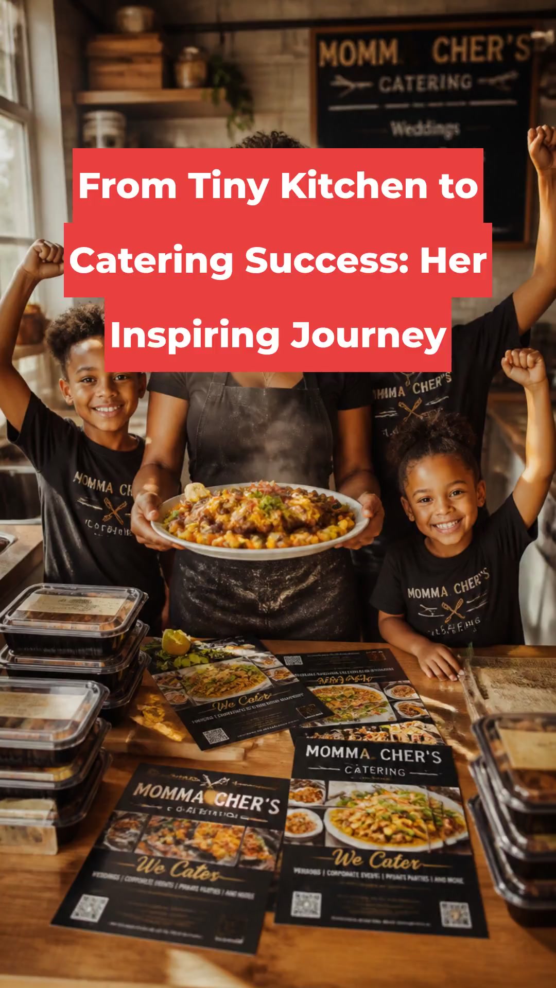 From Tiny Kitchen to Catering Success: Her Inspiring Journey