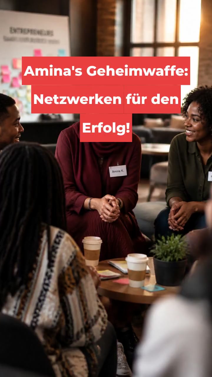 Amina's Geheimwaffe: Netzwerken für den Erfolg!