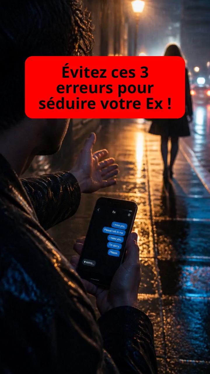 3 erreurs qui donnent encore plus envie à votre Ex de vous fuir