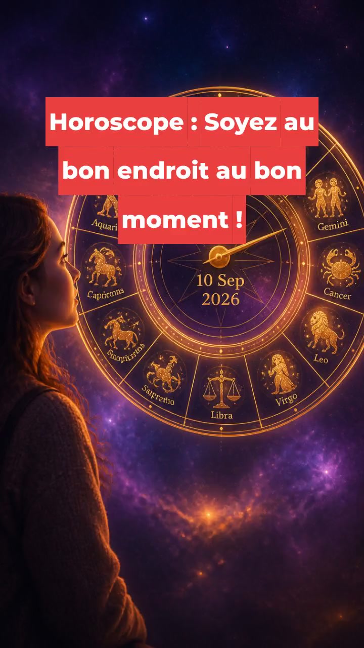 Horoscope : Soyez au bon endroit au bon moment !