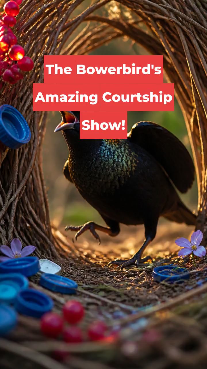 The Bowerbird's Amazing Courtship Show!