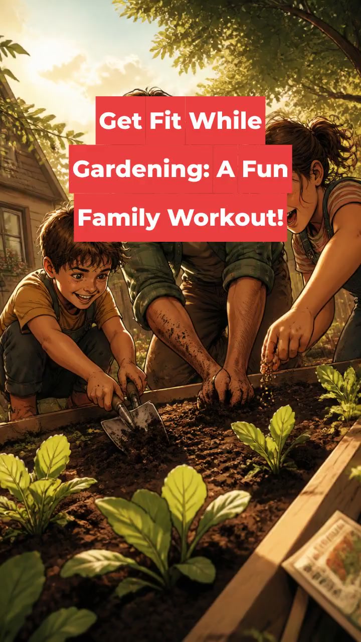 Get Fit While Gardening: A Fun Family Workout!