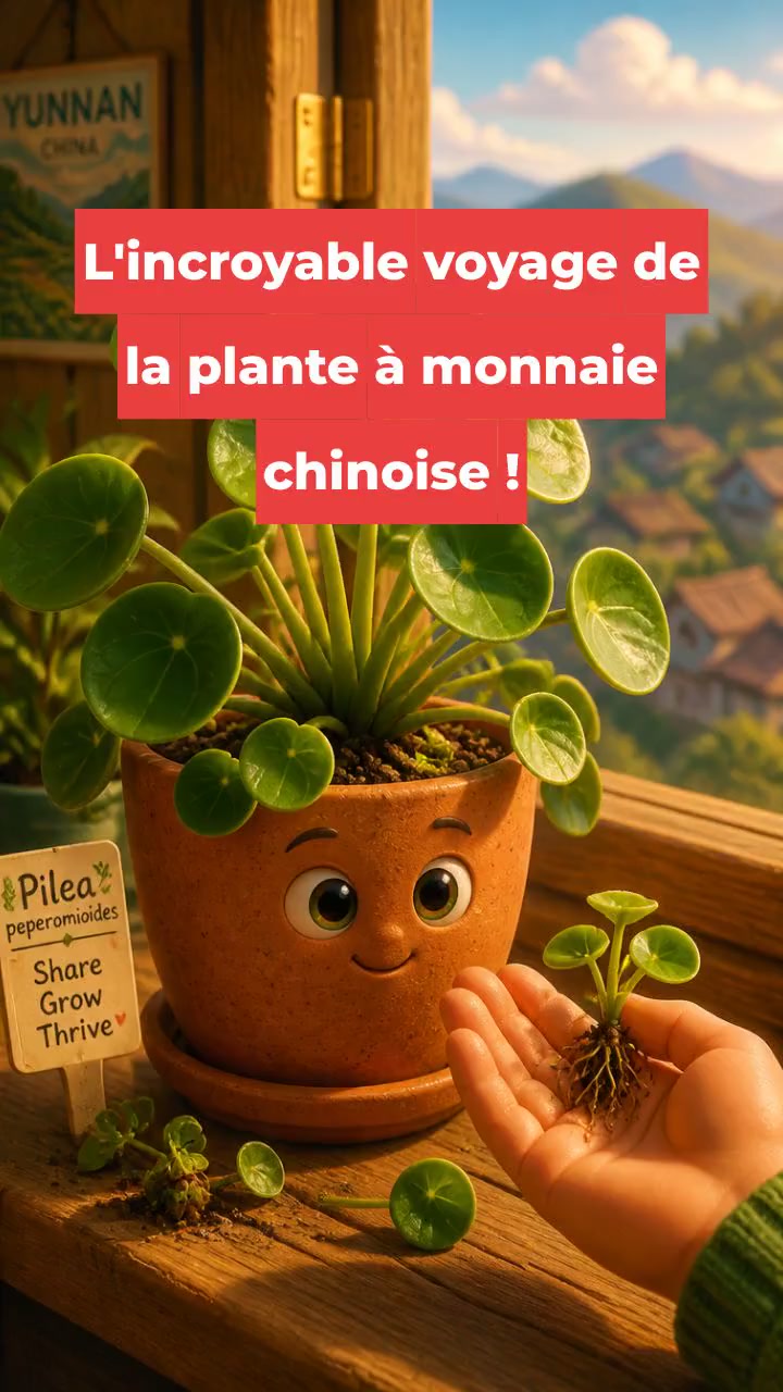 L'incroyable voyage de la plante à monnaie chinoise !