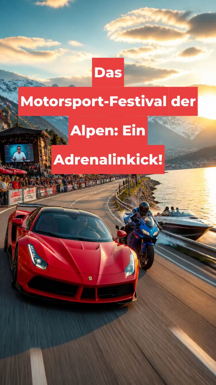 Das Motorsport-Festival der Alpen: Ein Adrenalinkick!