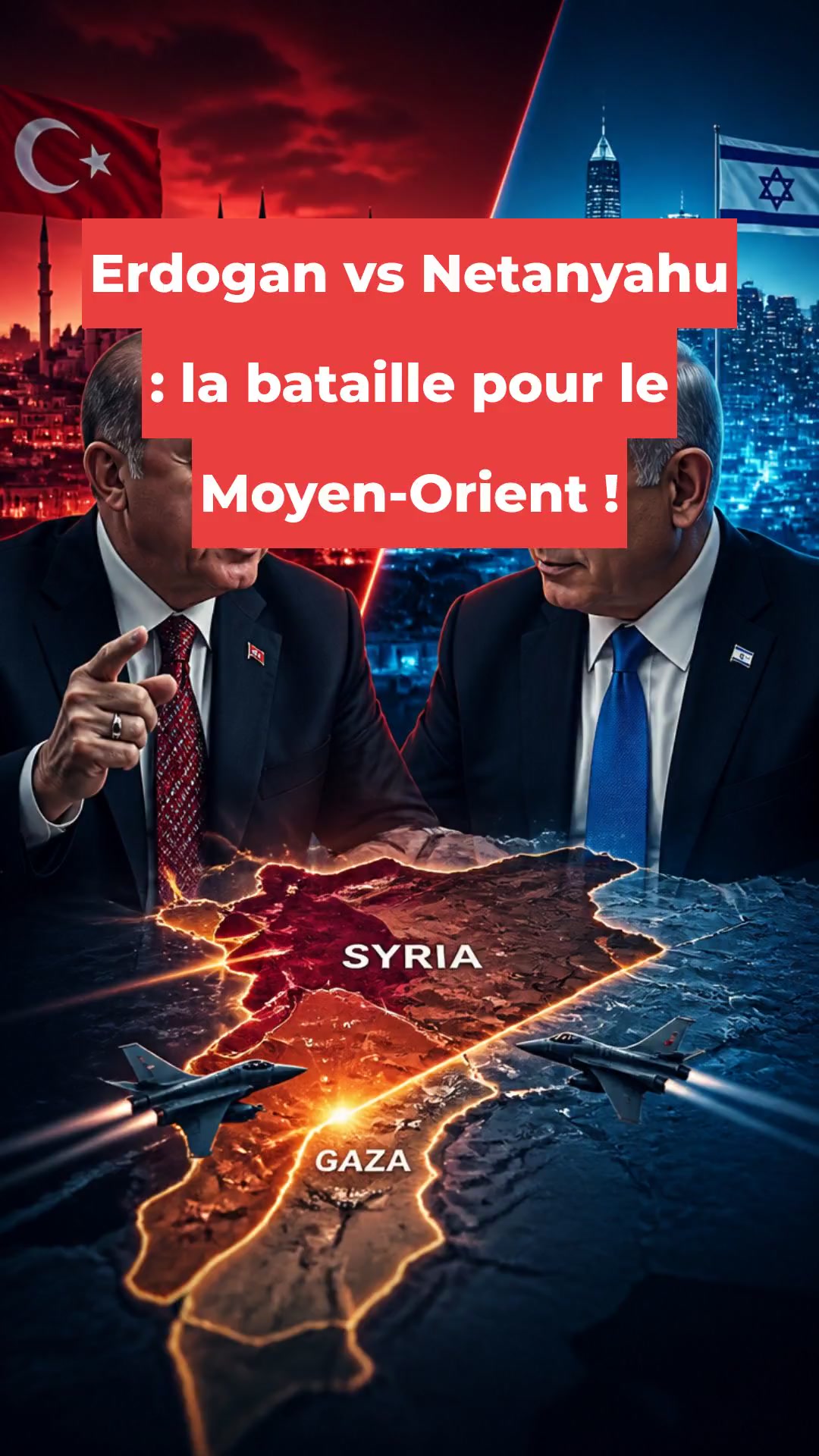 Erdogan vs Netanyahu : la bataille pour le Moyen-Orient !