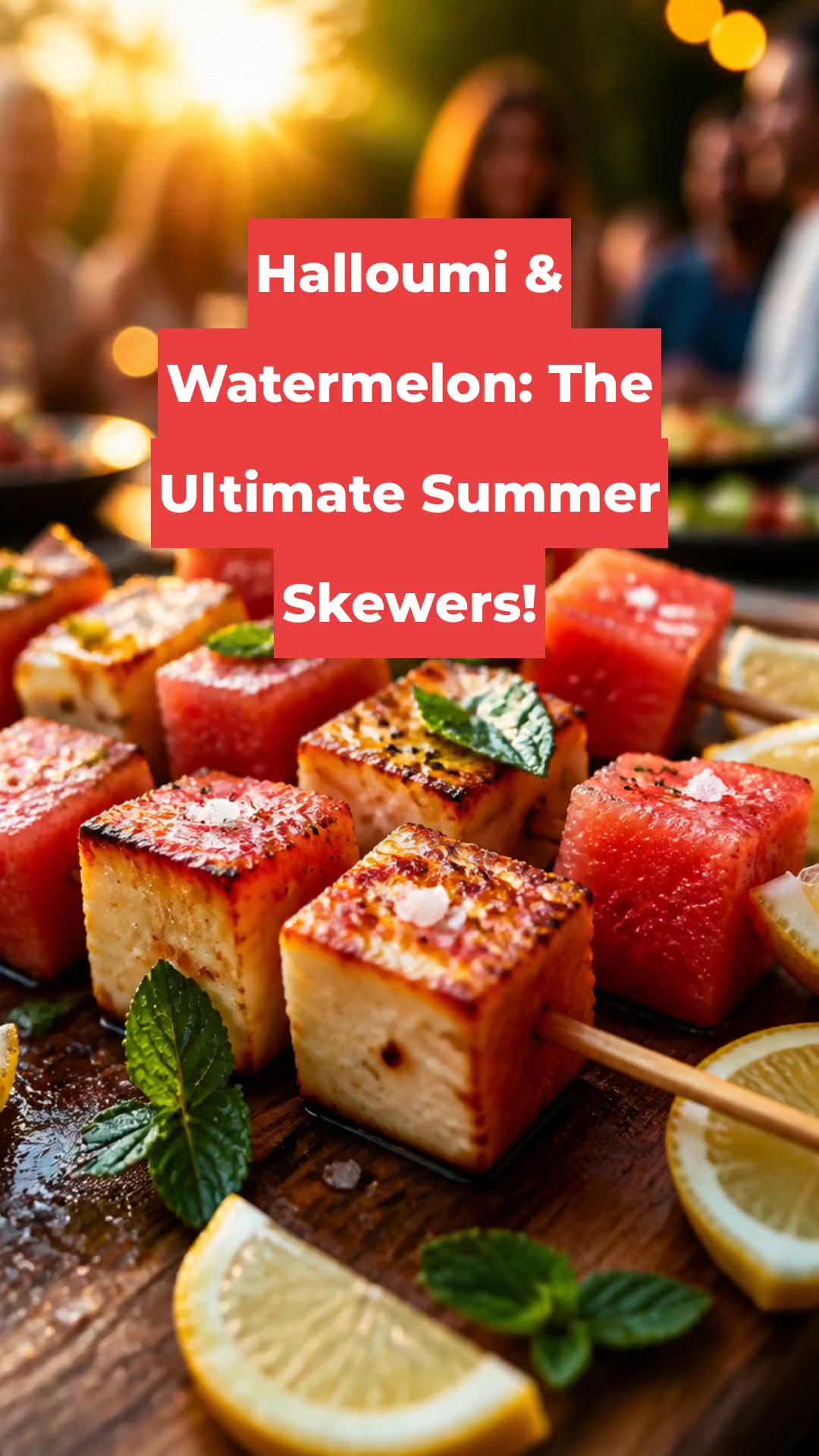 Halloumi & Watermelon: The Ultimate Summer Skewers!