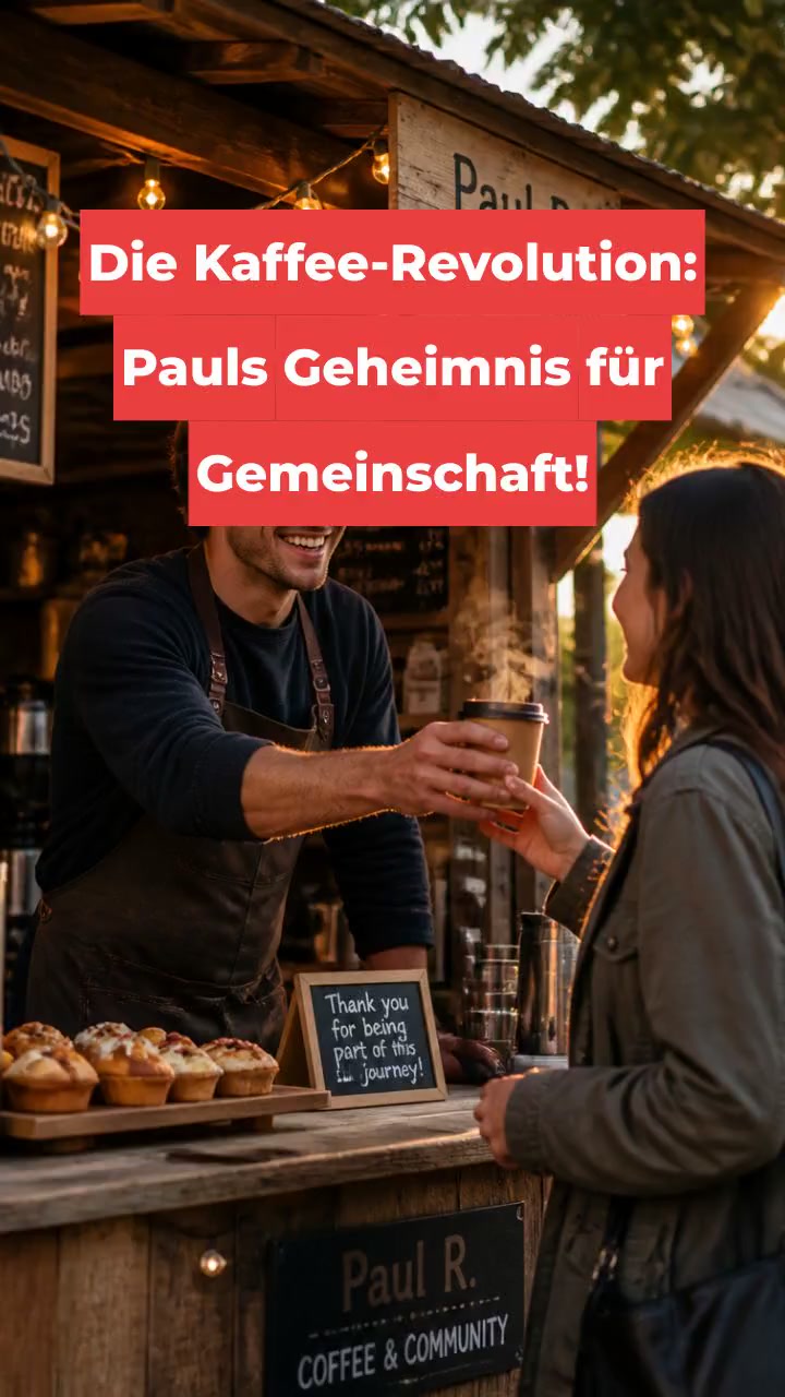Die Kaffee-Revolution: Pauls Geheimnis für Gemeinschaft!