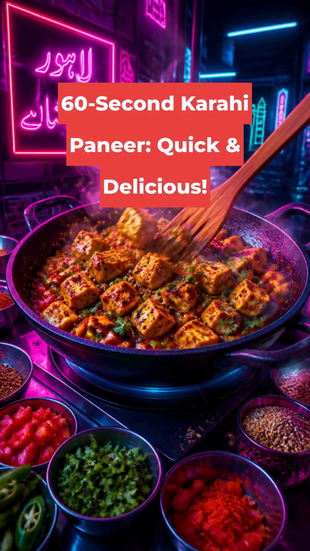 60-Second Karahi Paneer: Quick & Delicious!