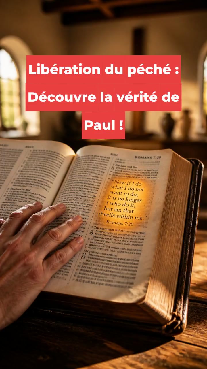 Libération du péché : Découvre la vérité de Paul !