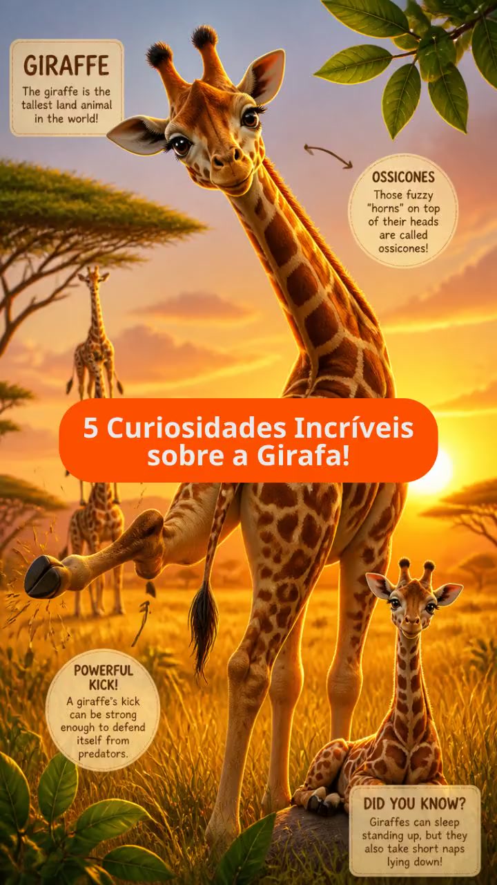 Girafa Além do Pescoço: 5 Curiosidades!