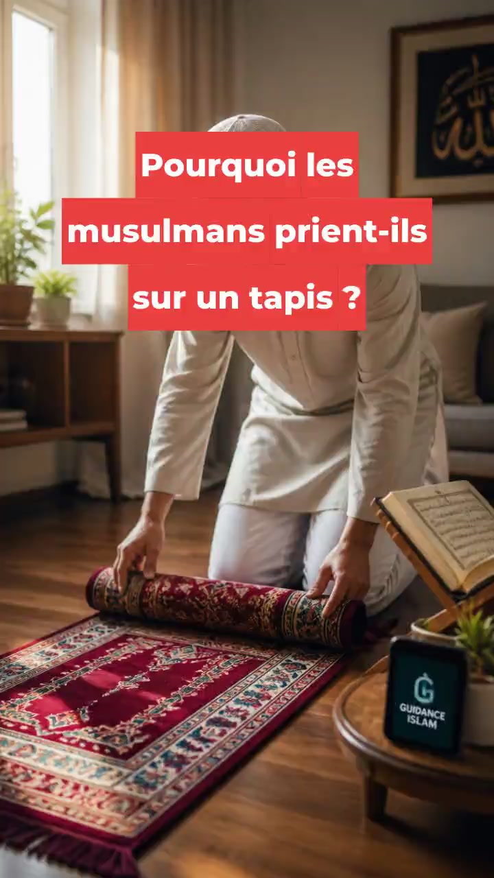 Pourquoi les musulmans prient-ils sur un tapis ?