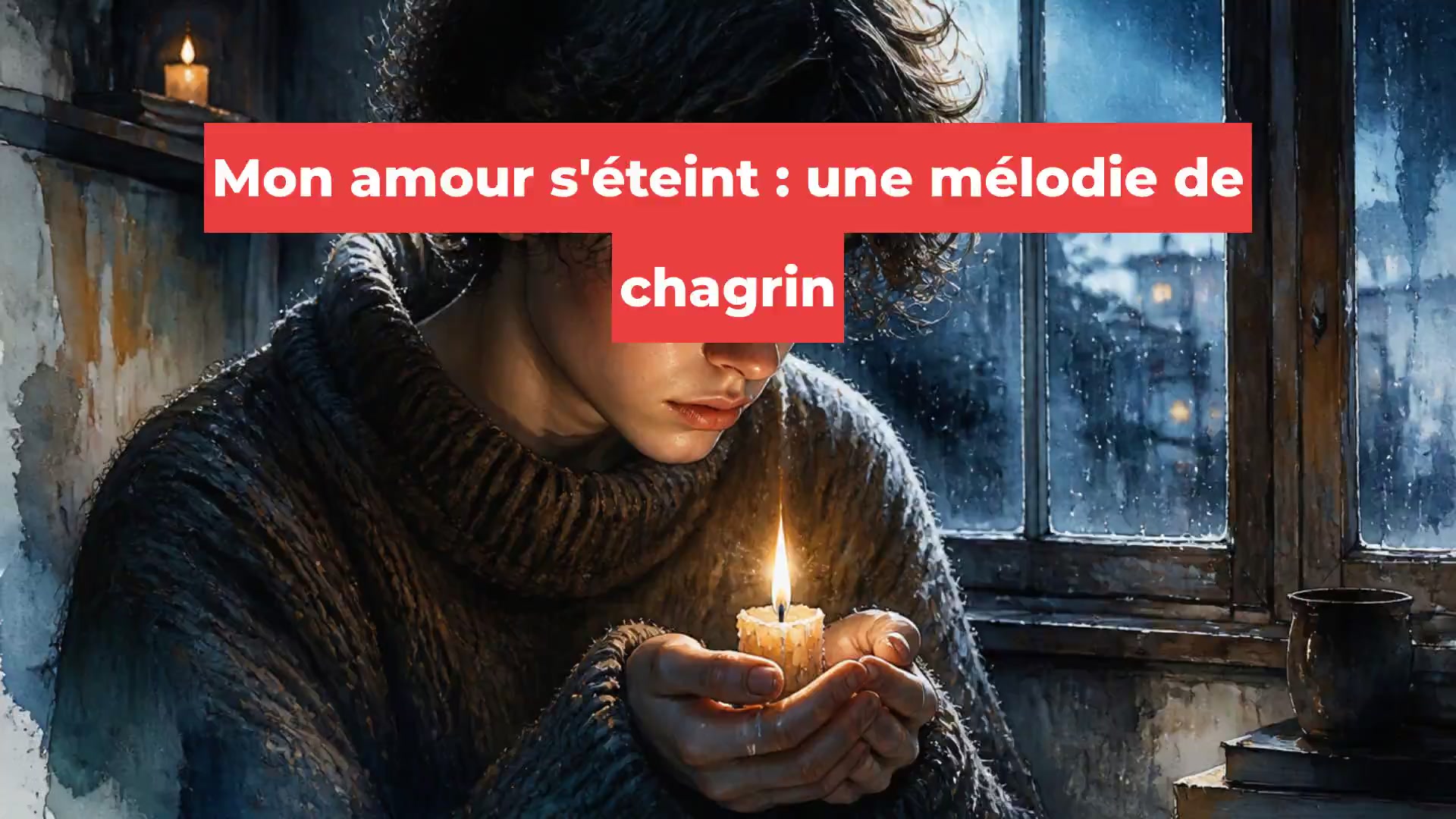 Mon amour s'éteint : une mélodie de chagrin