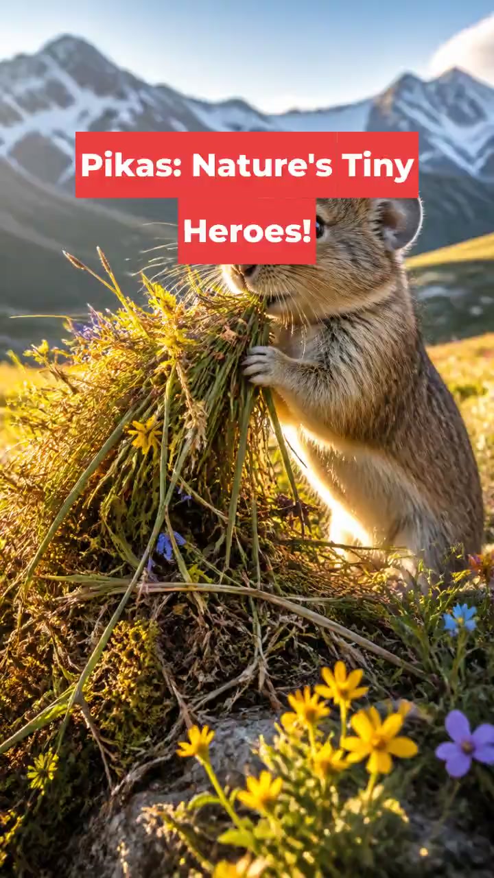 Pikas: Nature's Tiny Heroes!