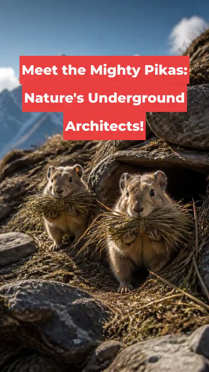 Meet the Mighty Pikas: Nature's Underground Architects!