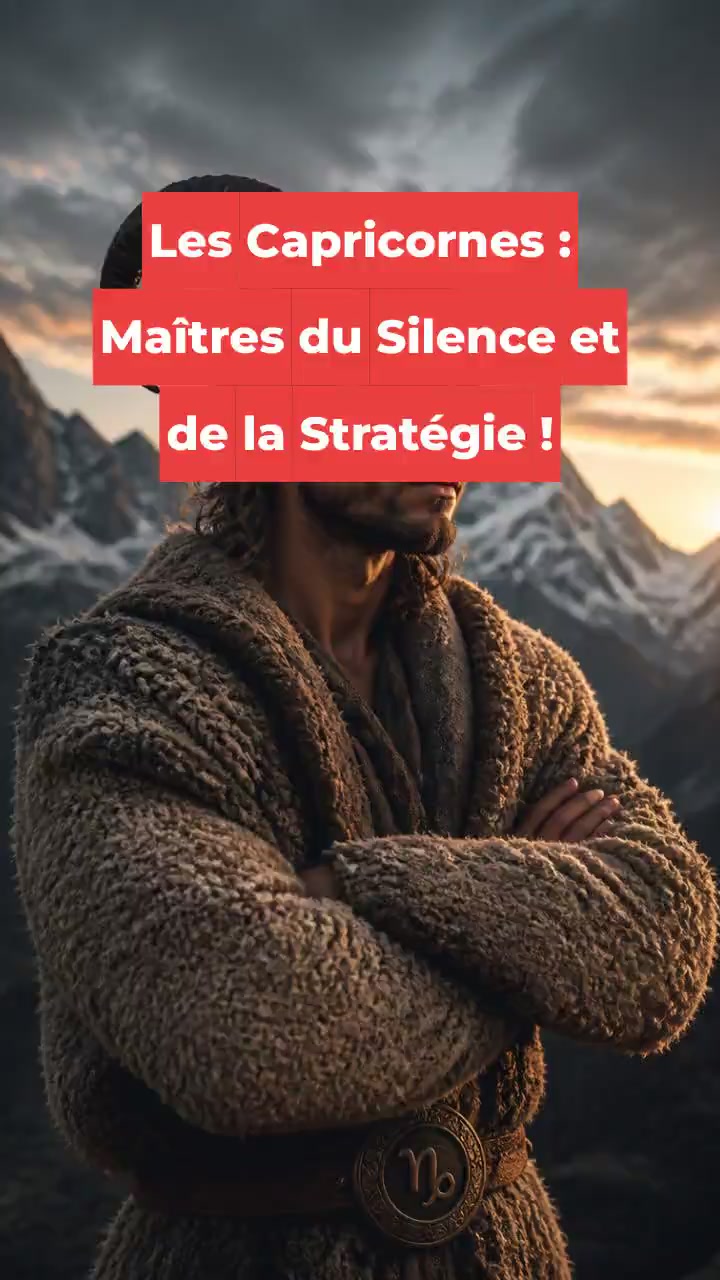 Les Capricornes : Maîtres du Silence et de la Stratégie !