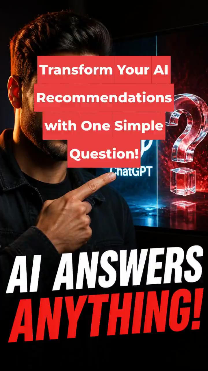 Transform Your AI Recommendations with One Simple Question!