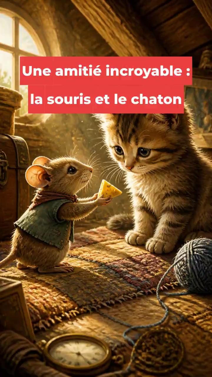 Une amitié incroyable : la souris et le chaton